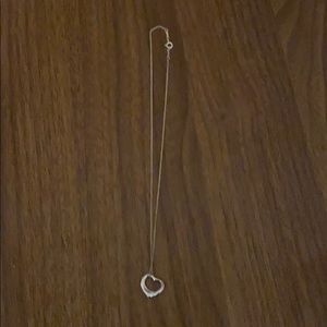 Tiffany & Co Elsa Peretti open heart necklace